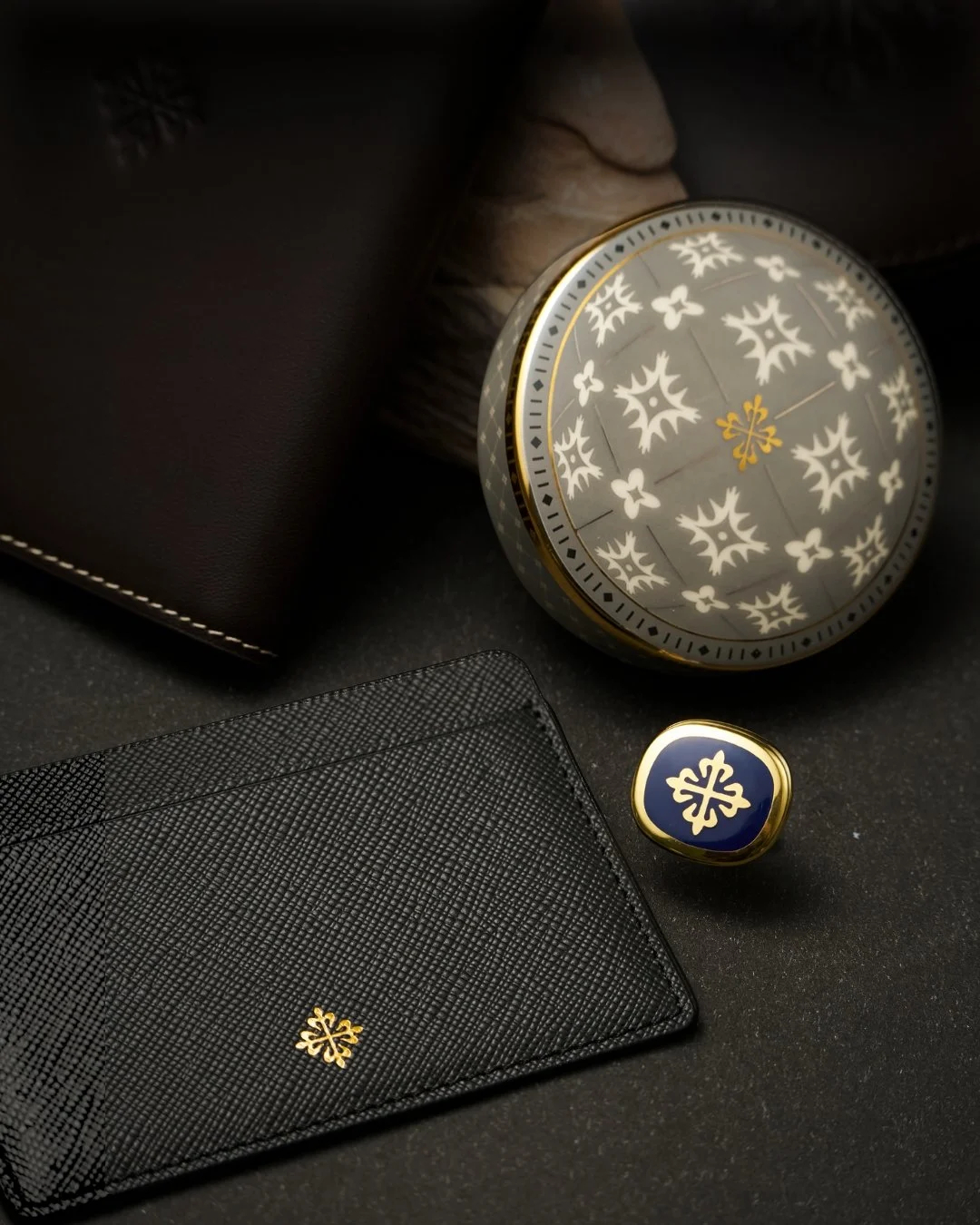 Exclusive Patek Philippe VIP Leather Card Holder | Luxury 3 Pocket